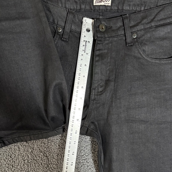 Naked & Famous Super Skinny Guy Wax Coated Stretch Jeans - Men's Size 36*32 - Picture 8 of 10